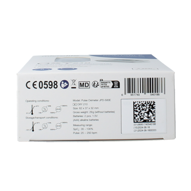 Microlife OXY210 Pulse Oximeter 1 Piece
