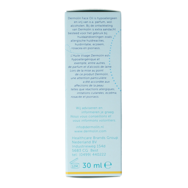 Dermolin Face oil 30 Millilitres