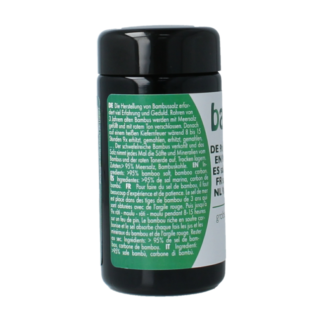 Sel de bambou gros grain brûlé 9 fois 100 g