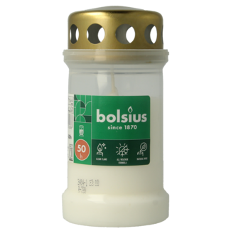Bolsius Bolsius Gedenkkerze Nr. 3 transparent 1 Stück