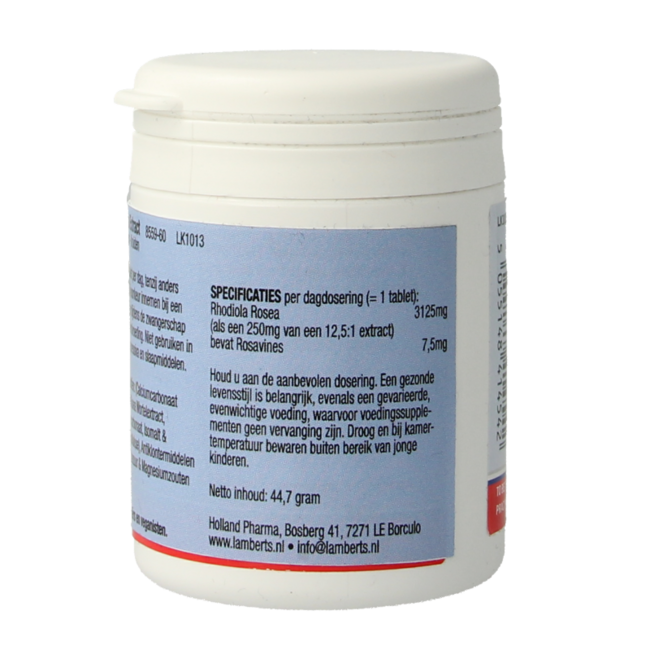 Rhodiola rosea 60 comprimés