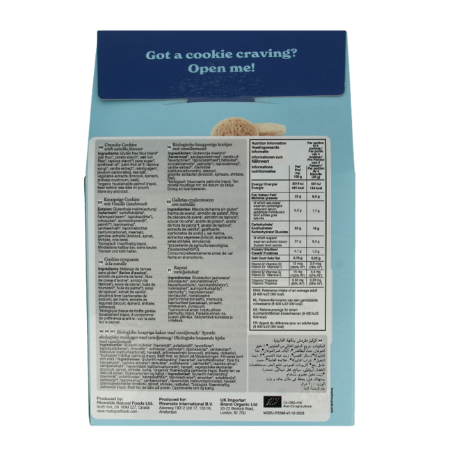Made Good Cookies croquants vanille bio 200 g