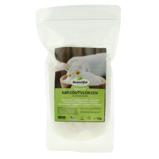 Bountiful Escamas de sal de baño de magnesio - Zechstein 1000 gramos