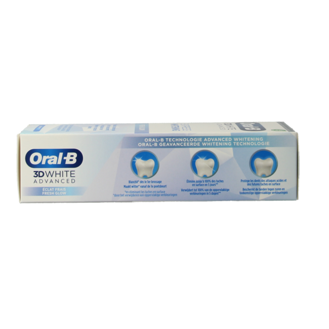 Oral B Toothpaste 3D White Advanced Express Fresh Whitening 75 Millilitres