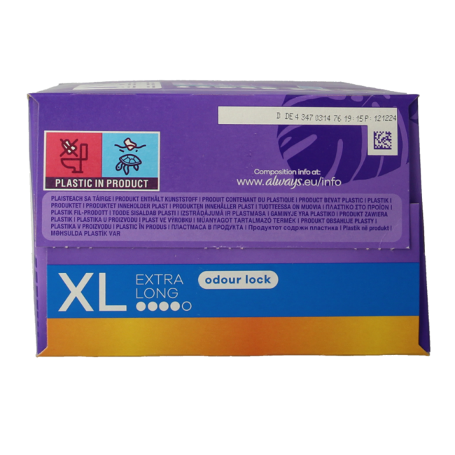 Always Slipeinlagen Daily Protection Extra Long 58 Stück
