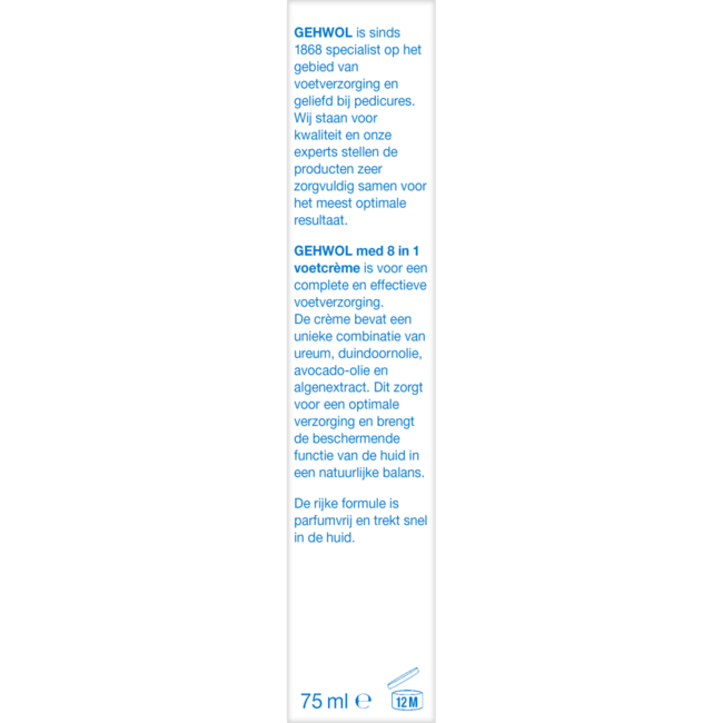 8-in-1 voetcreme 75 Milliliter