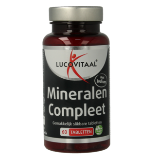 Lucovitaal Lucovitaal Mineralen compleet 60 comprimidos