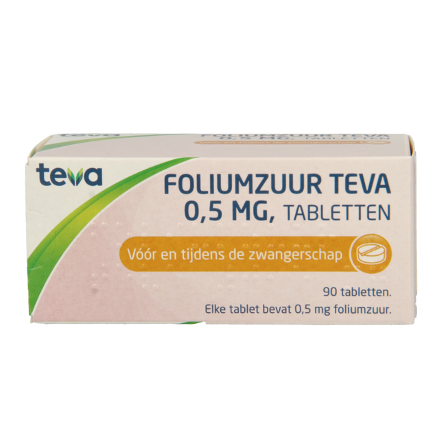 Folic Acid 0.5mg 90 Pieces
