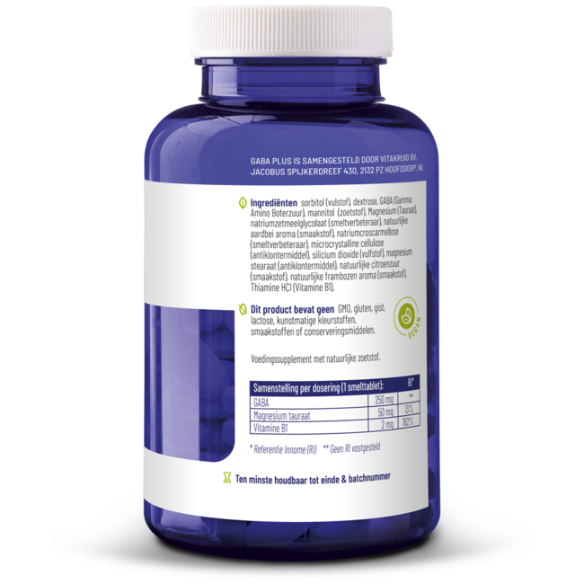 GABA Plus 180 Melt Tablets