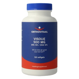OrthoVitaal OrthoVitaal Aceite de Pescado 500mg EPA 18% DHA 12% 120 Cápsulas Blandas