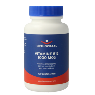 OrthoVitaal OrthoVitaal Vitamine B12 1000 mcg 100 Comprimés à sucer