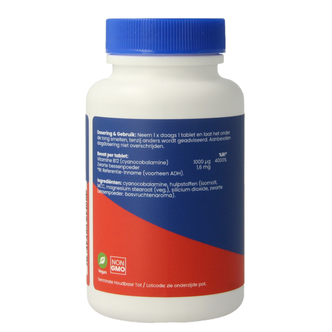 OrthoVitaal Vitamina B12 1000mcg 100 Comprimidos para chupar