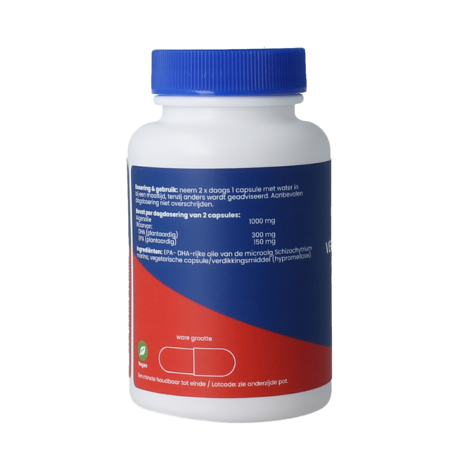 Aceite de algas omega 3 vegano 60 Cápsulas vegetarianas
