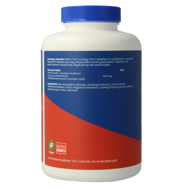 OrthoVitaal Temoe lawak 500mg 180 Comprimidos