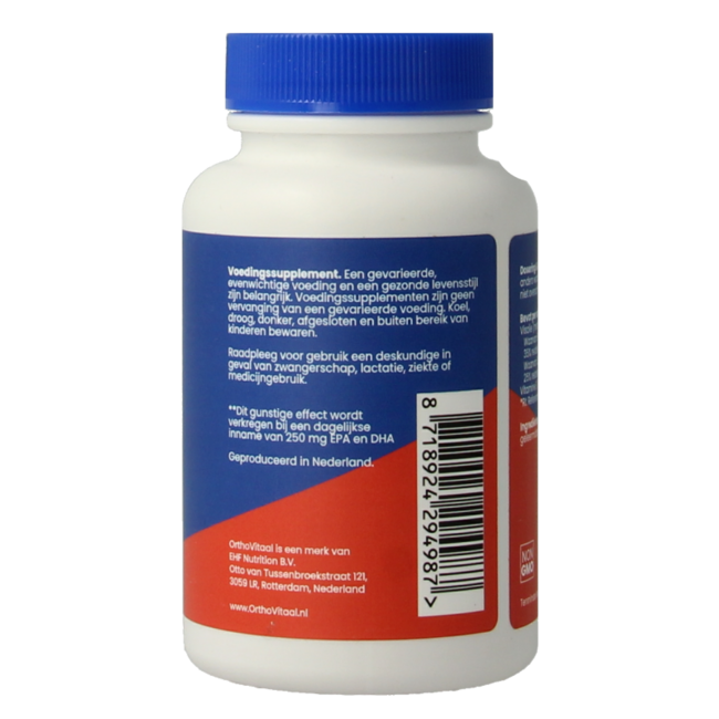 OrthoVitaal Aceite de Pescado 1000mg EPA 35% DHA 25% 60 cápsulas blandas