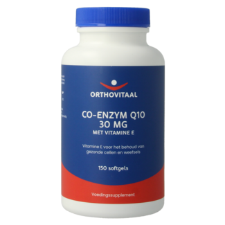 OrthoVitaal Co-enzyme Q10 30 mg avec vitamine E 150 capsules molles