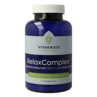Vitakruid RelaxComplex e.g. Magnesium Taurate & Vitamin D3 90 Tablets
