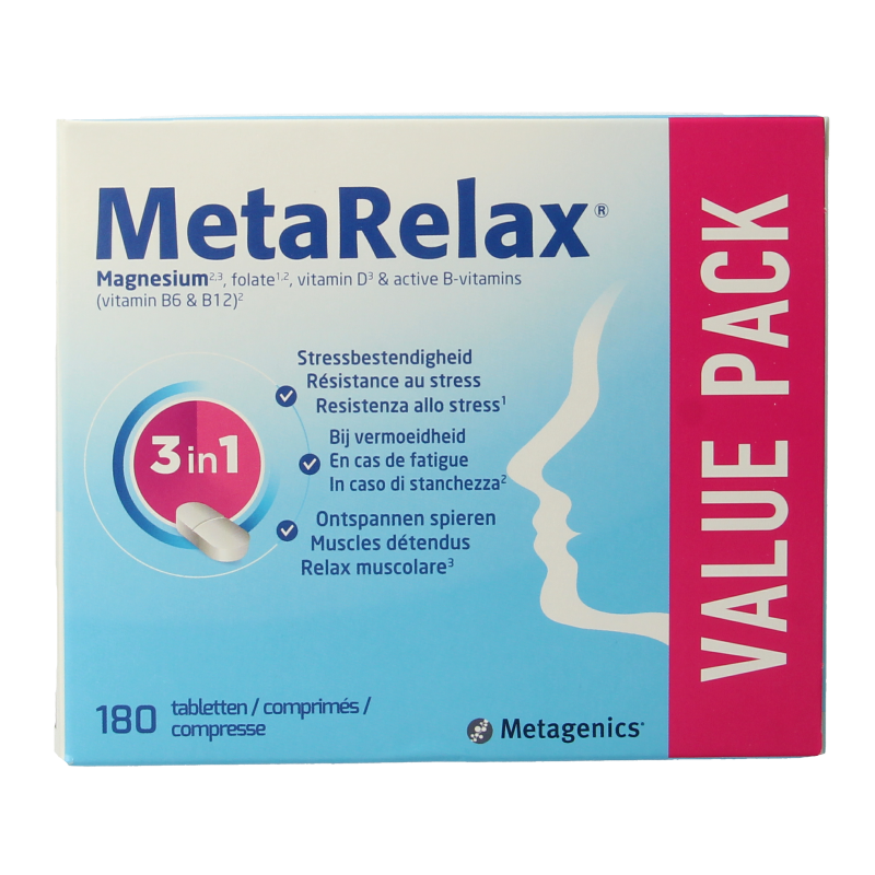 Metagenics Metarelax | Magnesio e Vitamine B per Energia e Relax