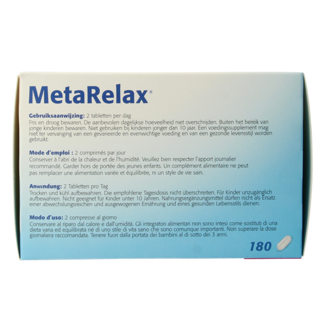 Metarelax 180 Comprimés