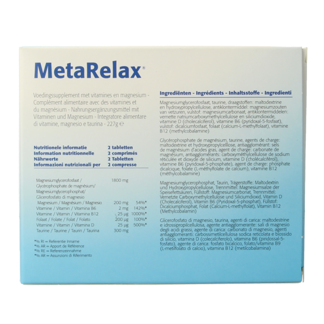 Metarelax 180 Tablets