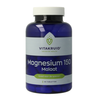 Vitakruid Magnesium 150 Malate with Vitamin B6 (P-5-P) 90 Tablets