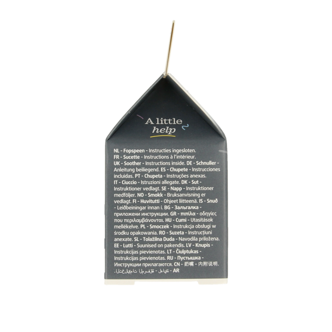 Fopspeen natural 0-6 maanden cotton candy lavander 1 Stuks