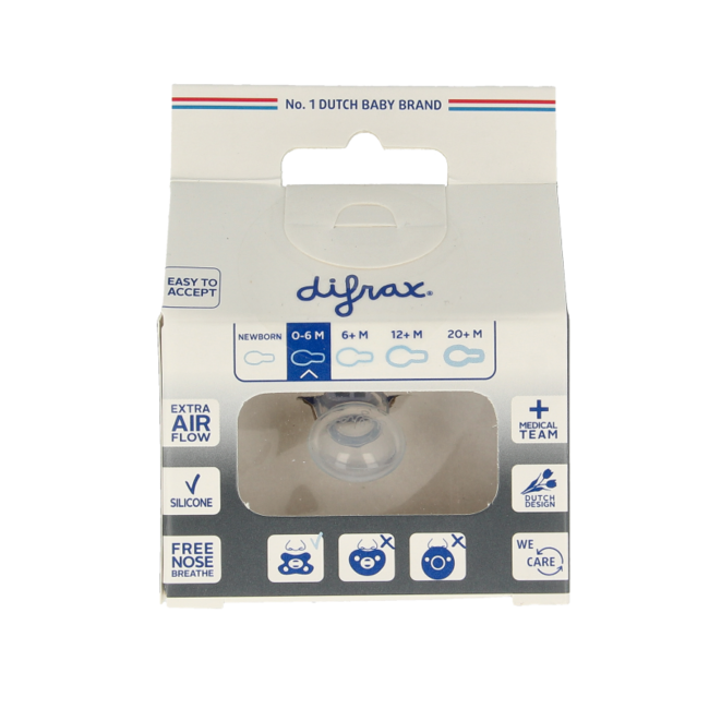 Schnuller Natural 0-6 Monate Cotton Candy Lavendel 1 Stück