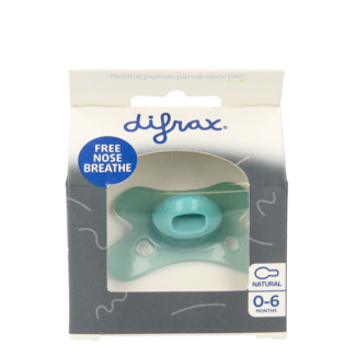 Difrax Sucette naturelle 0-6 mois océan 1 pièce
