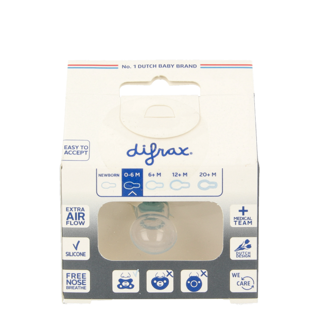 Natural soother 0-6 months ocean 1 piece