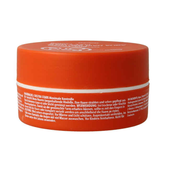 Hair wax aqua orange 150 millilitre