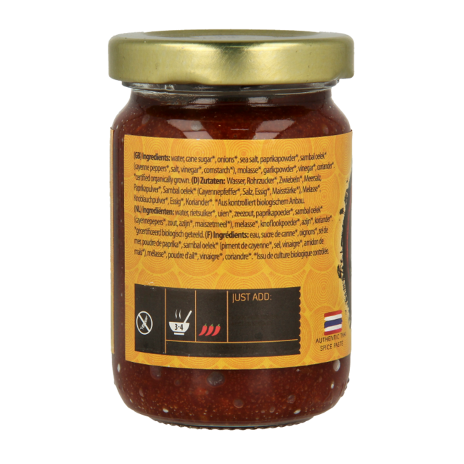 Yakso Thai rote Currypaste (Bumbu Bali) Bio 100 Gramm