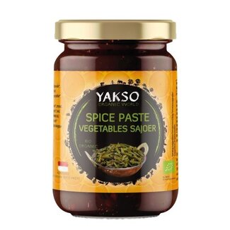 Yakso Yakso Pasta de especias para verduras sajoer (bumbu sajoer) bio 100 Gramos
