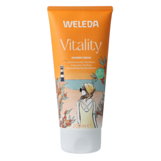 Weleda Duindoorn vitaliserende douchecreme 200 Milliliter