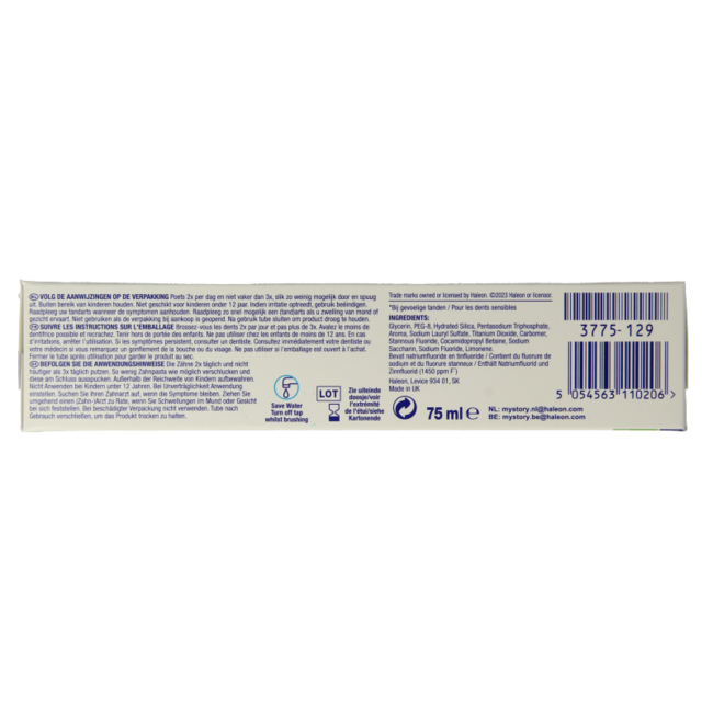 Sensodyne Tandpasta gevoeligheid & tandvlees caring mint 75 Milliliter