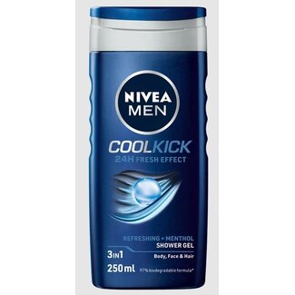 Nivea Męski żel pod prysznic Cool Kick 250 mililitrów