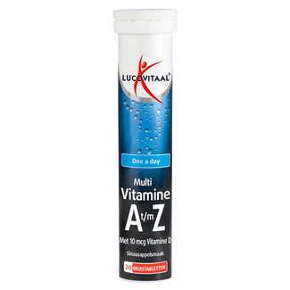 Lucovitaal Multi A à Z goût orange 20 comprimés effervescents