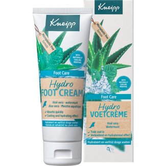 Kneipp Kneipp Foot care hydro foot cream aloe vera water mint 75 Millilitres