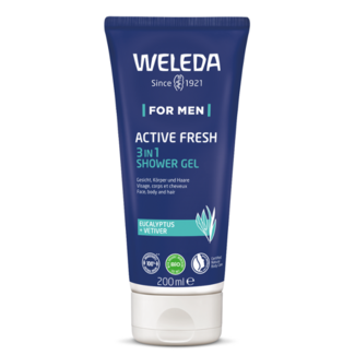 Weleda Men active fresh 3-in-1 douchegel 200 Milliliter