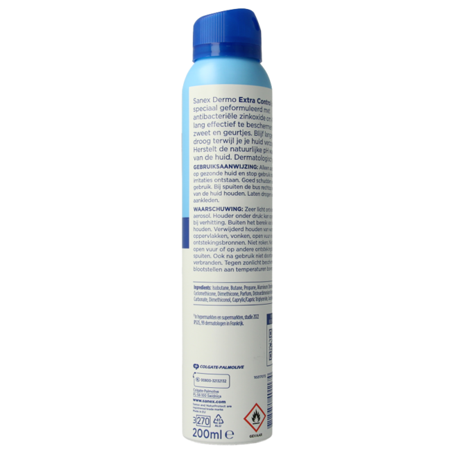 Desodorante Sanex Dermo Extra Control spray 200 ml