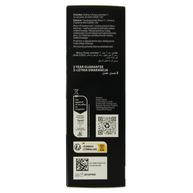 Braun Pulse oximeter 1 Piece