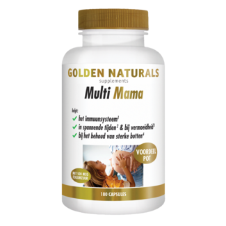 Golden Naturals Multi mama 180 Vegetarische capsules
