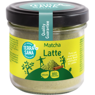 TerraSana Matcha latte gula java bio 120 gramos