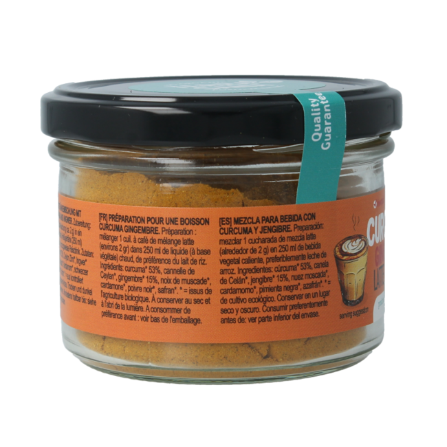 Latte curcuma gingembre bio 70 g