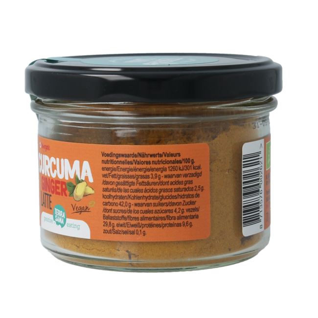 Latte Curcuma Zenzero Biologico 70 Grammi