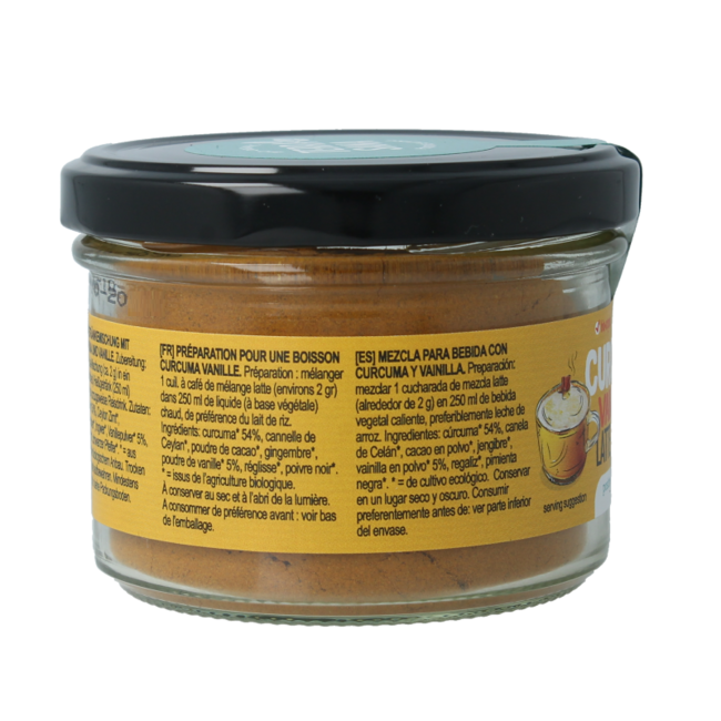 Latte de cúrcuma y vainilla bio 70 g