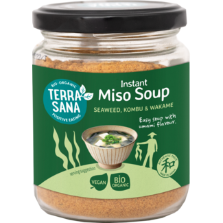 TerraSana TerraSana Błyskawiczny proszek do zupy miso bio 130 Gramów