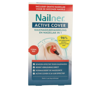 Nailner Nailner Active Cover Rojo 1,00 set