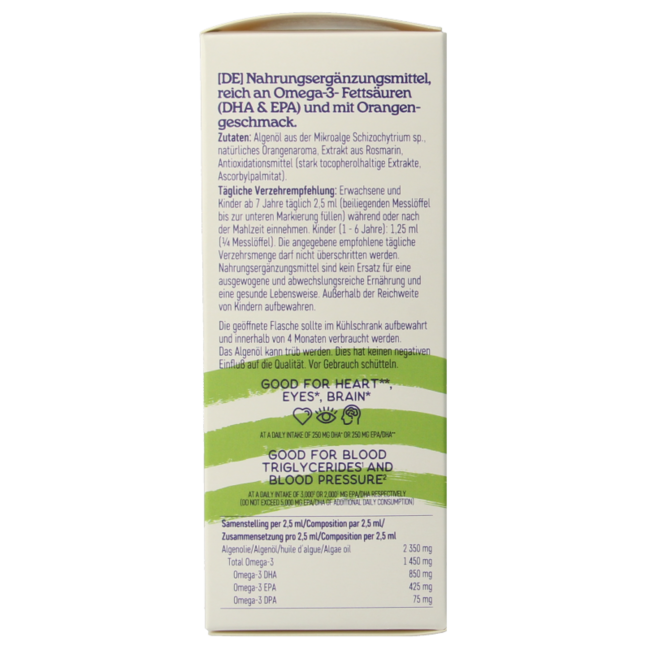 Algenolie DHA en EPA 150 Milliliter