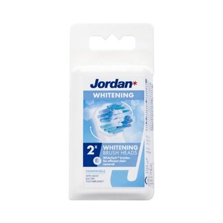 Jordan Jordan White brush heads 2 pieces