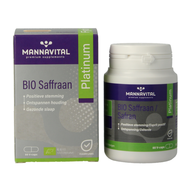 Saffraan platinum 60 Vegetarische Kapseln